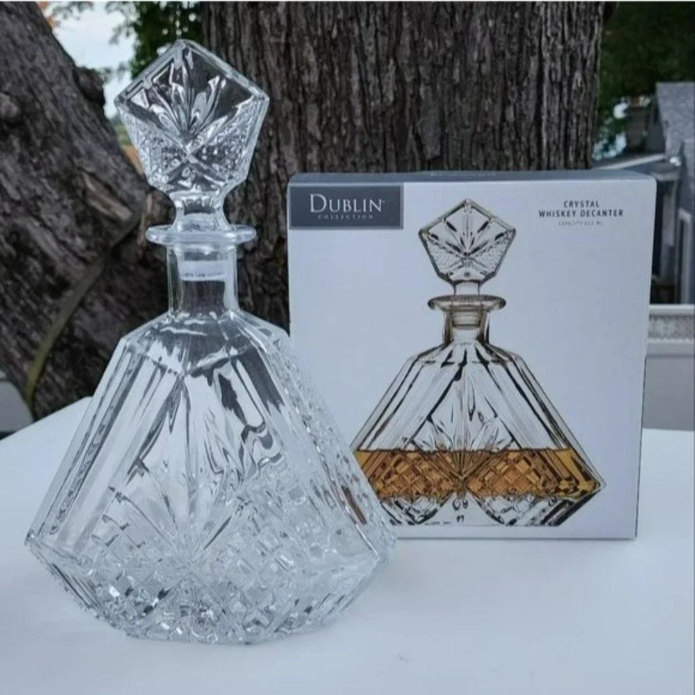 Godinger Triangular‎ Liquor Decanter Dublin Collection 610ml